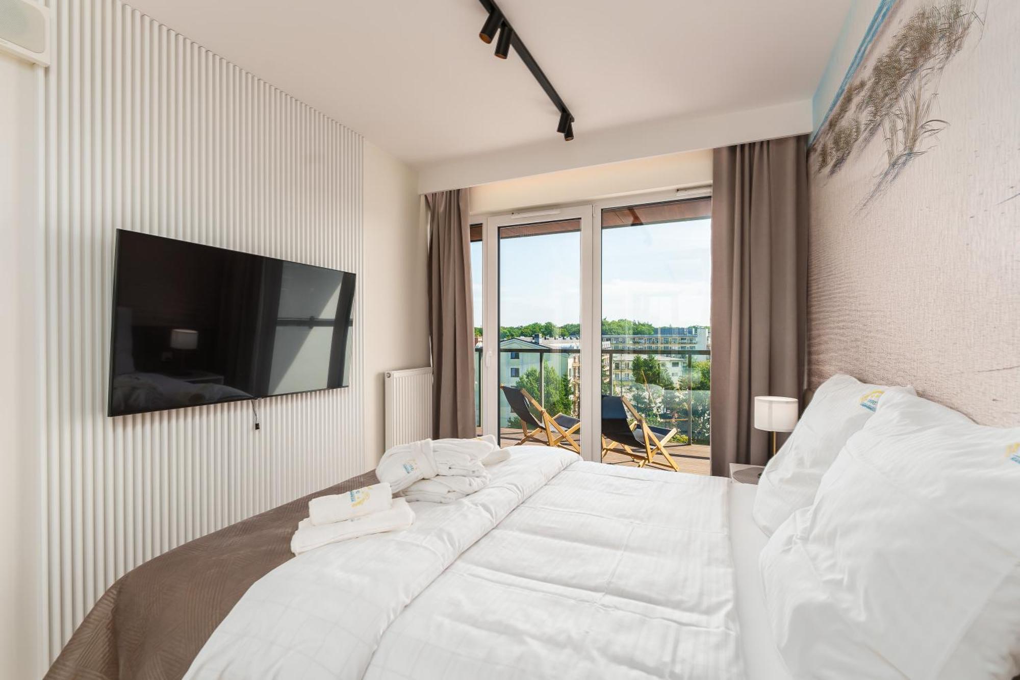 Apartament Delux Kasprowicza 20C Prywatny Parking Basen Sauna Oraz Silownia W Cenie Kołobrzeg Exterior foto