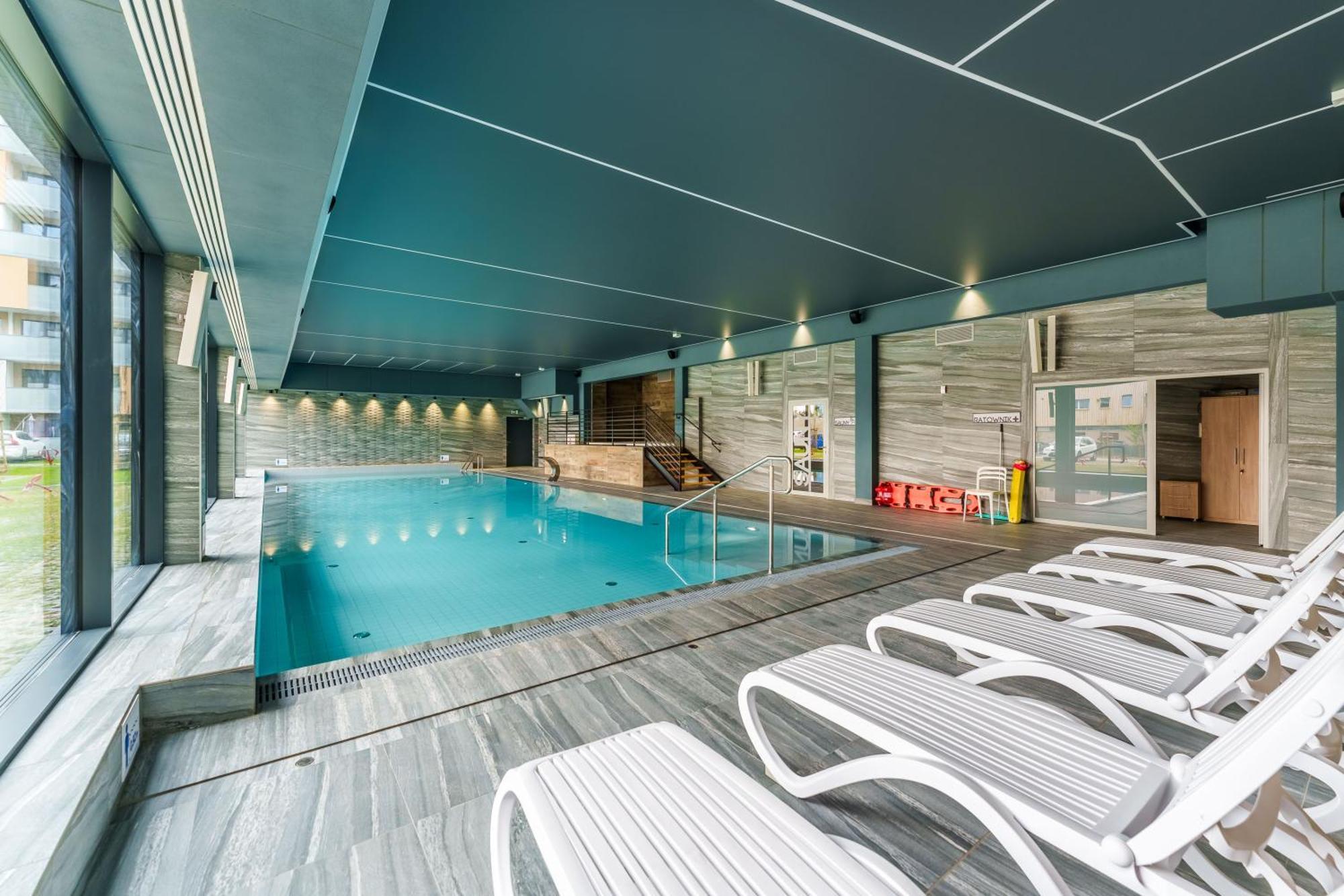 Apartament Delux Kasprowicza 20C Prywatny Parking Basen Sauna Oraz Silownia W Cenie Kołobrzeg Exterior foto